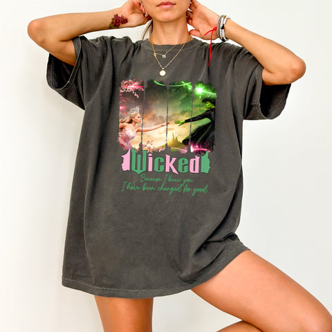 Wicked Musical DTF Transfer Iron-On Friendship Magical Theme for Theater Fan Apparel & Cosplay