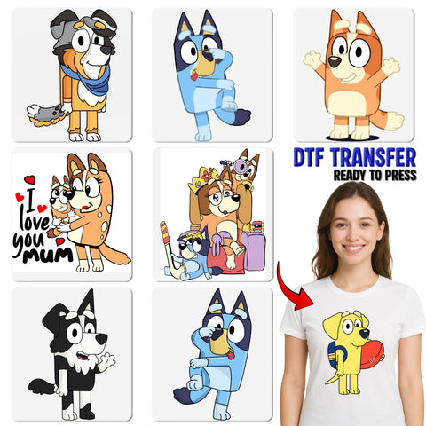 Awesome Dad Cartoon DTF Transfer Father's Day Gift, Cute Daddy Iron-On Ready To Press Apparel, Fun Gift for Dad