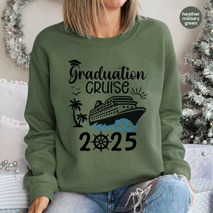 Graduation Cruise Adventure DTF Transfer Ready To Press for Shirts & Apparel - Graduation Celebration Theme Gifts