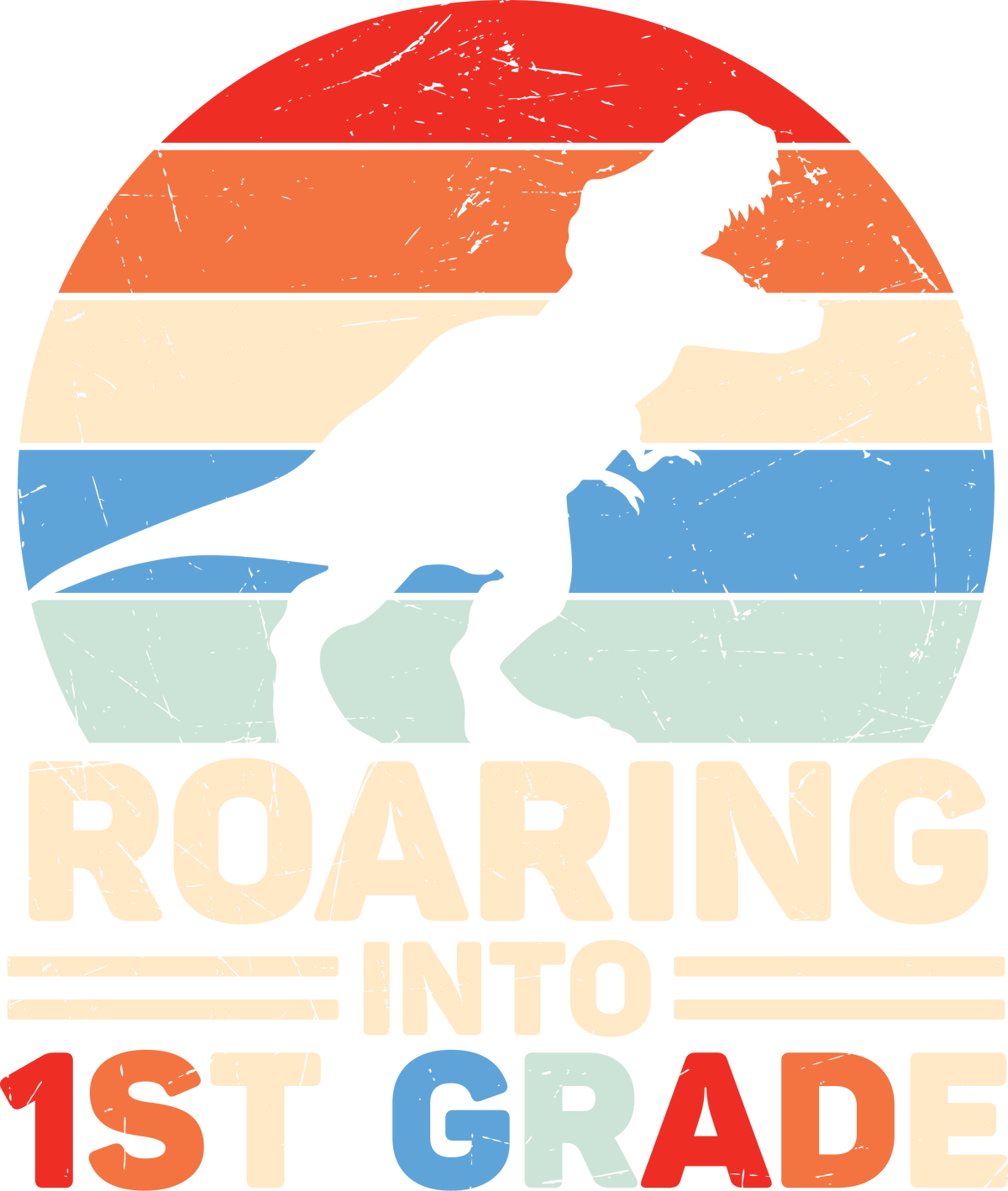 Roaring Into 1st Grade Shirt,Kids Back To School,Dinosaur Shirt,First Grade Shirt,T-Rex School Shirt,Kids Tee,First Grade Student,Dino Shirt