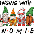 Hanging With My Gnomies Christmas Shirt, Gnome Christmas Shirt, Xmas Shirt, Christmas Party Shirts, Funny Christmas Shirt, Matching Family,	