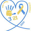 Down Syndrome Awareness Shirt, Blue And Yellow Ribbon Tee, T21 Down Syndrome Support Shirt, Down Syndrome Shirt, Down Right Perfect T21 Tee