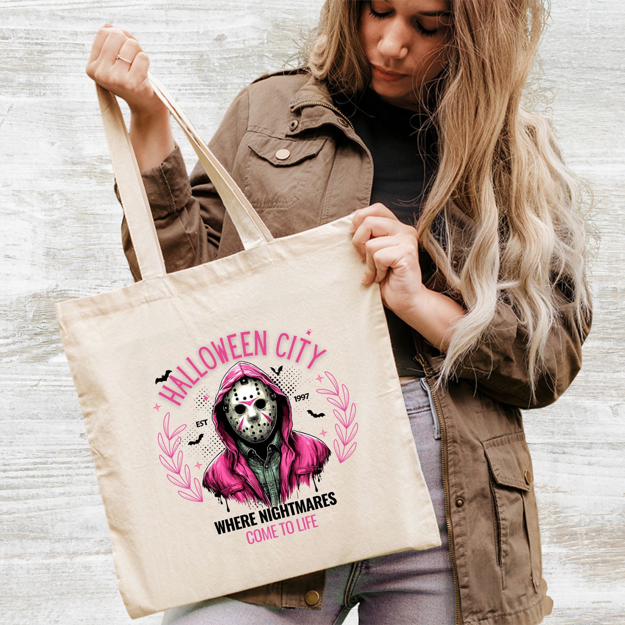 Ready to Press Halloween Horror Movie DTF Transfer for T-shirt, Spooky Funny Apparel for Young Adults, Edgy Gothic Design