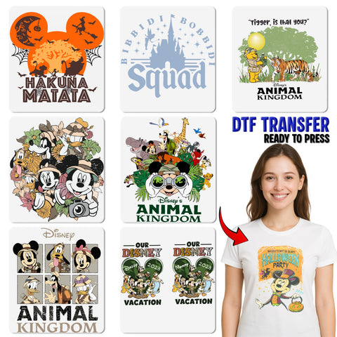 Cute Pizza Party Ready To Press DTF Transfer for Family & Friends Apparel - Funny Togetherness Theme Iron-On Design