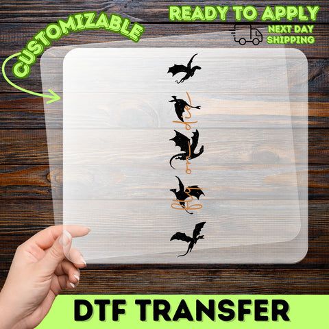Fly or Die Motivational DTF Transfer, Ready to Press for Young's Adventure Shirt, Edgy Minimalist Apparel Iron-On