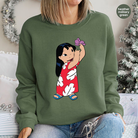Cute Tropical Cartoon Character DTF Transfer Iron-On for Kids & Family Matching Shirts