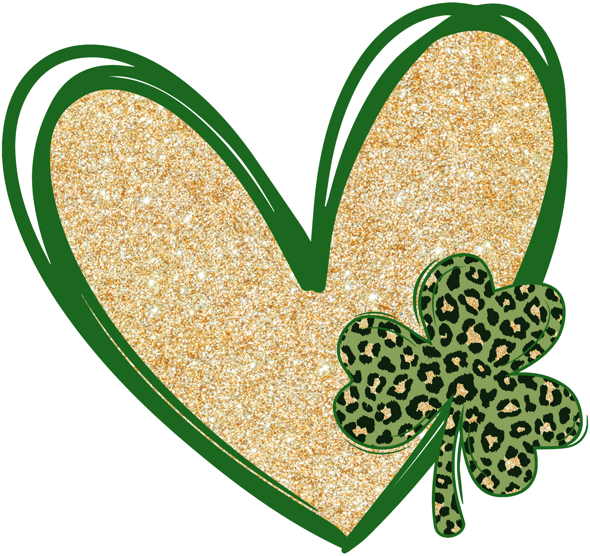 Fun St Patrick's Hearts Shirt, Love Shamrock Sweatshirt, Lucky Heart Shirt, Shamrock Heart Shirt, St Patrick's Day Heart Shirt, Heart Tee
