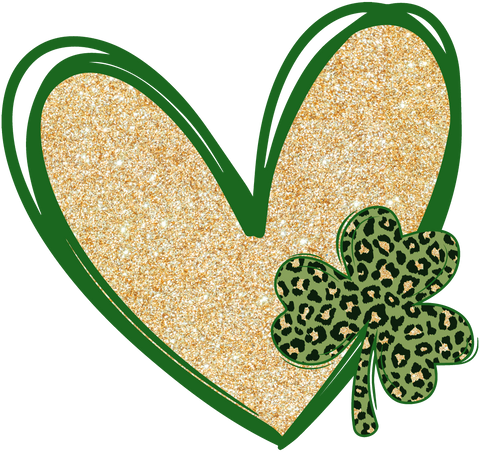 Fun St Patrick's Hearts Shirt, Love Shamrock Sweatshirt, Lucky Heart Shirt, Shamrock Heart Shirt, St Patrick's Day Heart Shirt, Heart Tee