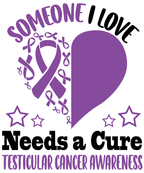 Testicular Cancer Awareness Gift, Cancer Warrior Tshirts, Cancer Support Gifts for Dad, Cancer Ribbon Graphic Tees, Cancer Survivor Shirt
