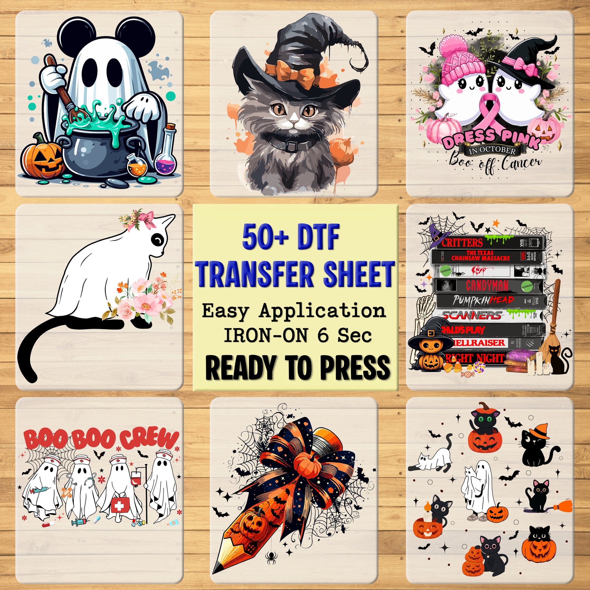 Funny Halloween Truck DTF Transfer | Ready to Press Pumpkin Patch Big Rig Shirt | Cute Witch Hat Vintage Apparel for Halloween Lovers