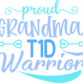 Peard Grandma T1d Warrior T-shirt, Diabetes Mom Shirt, Diabetes Awareness Support Shirt, Diabetes Warrior Shirt For Women, T1d Mom Shirt
