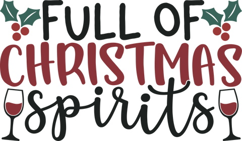Full of Christmas Spirits Shirt, Christmas Shirt, Funny Christmas Wine Shirts, Christmas Party Tshirt, Holiday Drinking Gift-Heather Mauve_XS	