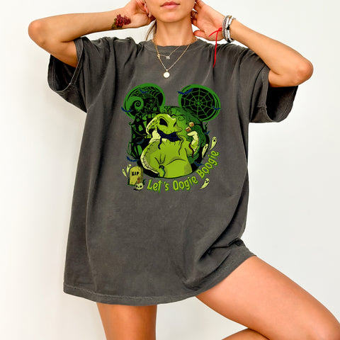 Iron-On Funny Oogie Boogie Halloween DTF Transfer Spooky Shirt for Halloween Enthusiasts