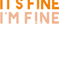 FastDeliveryTees Sarcastic Shirt, Its Fine Im Fine Everythings Fine Tshirt, Funny T-Shirt, Sarcasm T Shirt, Gift for Him and Her-Heather Maroon_M, Medium