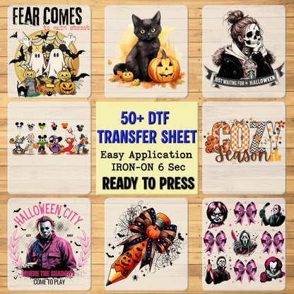 Skeletal Hand Peace Sign Halloween DTF Transfer Ready to Press for Edgy Gothic Shirt or Sweatshirt Alternative Apparel