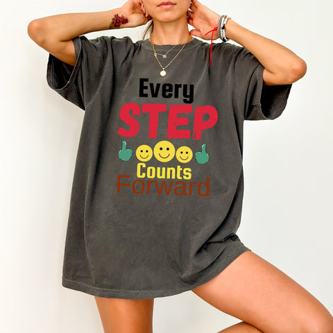 Motivational DTF Transfer Inspirational Shirt for Fitness Teams Positive Iron-On Ready to Press Apparel