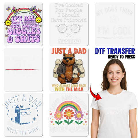 Snarky Cooking Humor Iron-On DTF Transfer for Chefs & Home Cooks, Edgy Sarcastic Kitchen Theme Funny Apparel Decor