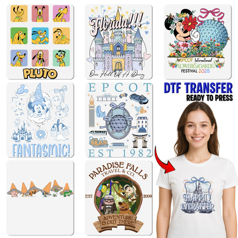 Birds of A Feather Cute Group Matching DTF Transfer, Retro Bird Lover Shirt Design for Friends, Ready To Press Iron-On Apparel