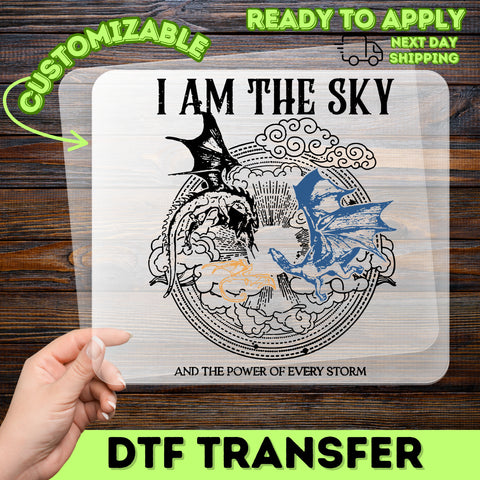 Cute Mama & Baby Dragon Iron-On DTF Transfer T-shirt - Ready To Press Fantasy Family Apparel Perfect for Mother's Day Gift
