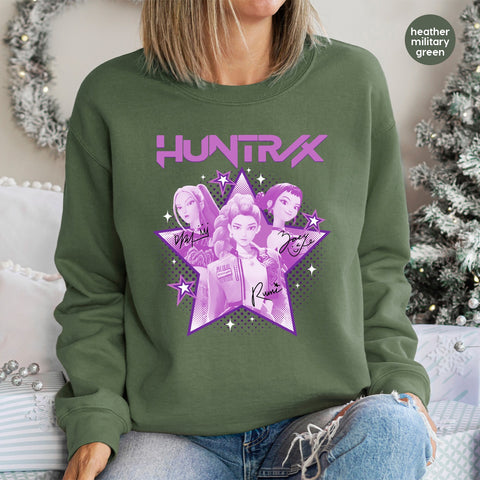 Pop Culture Animated Band DTF Transfer for Fun Group Apparel - Ready to Press T-shirt for Teens Music Concert