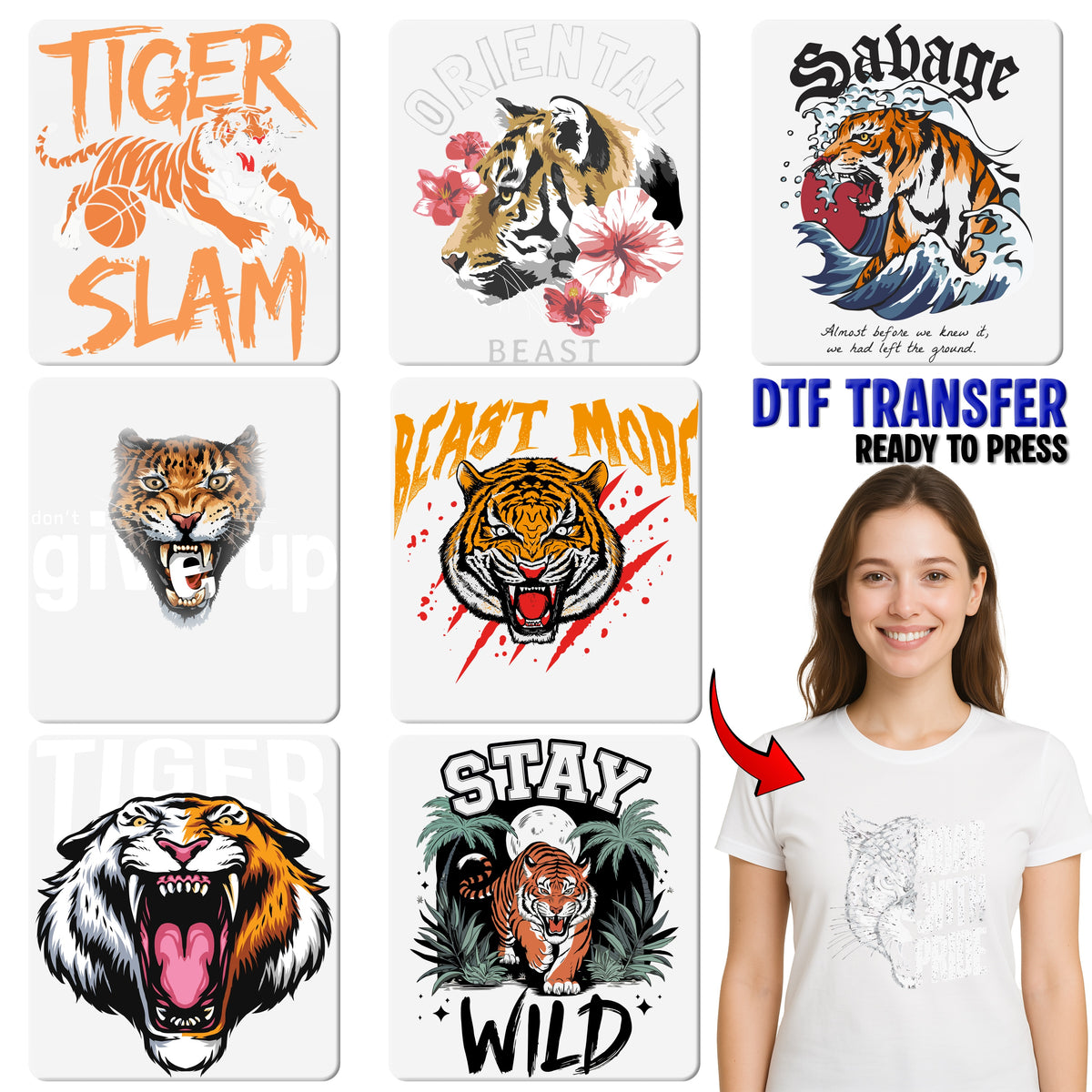Leopard Roar with Pride DTF Transfer, Ready to Press Graphic for Team Spirit, Edgy Sports Apparel DIY Iron-On
