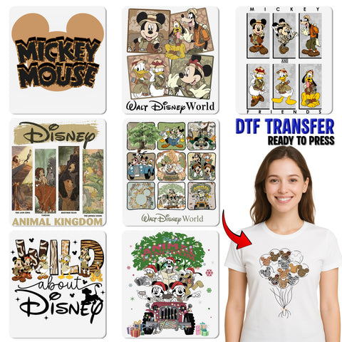 Adventure Safari Explorer Theme Ready To Press DTF Transfer for Family Group Shirts, Perfect for Safari Fans, Cute DTF T-Shirt Design