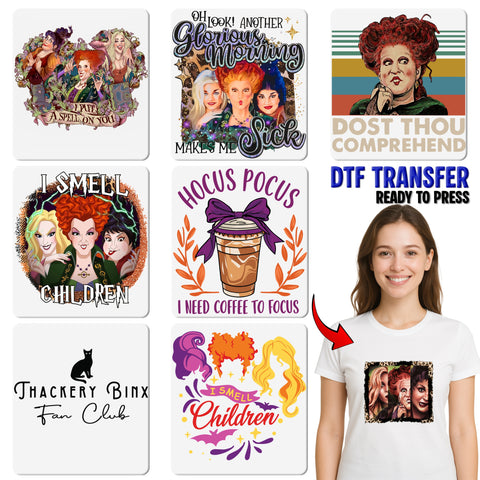Funny Villainous Halloween DTF Transfer 'You Can't Sit With Us' Nostalgia Apparel for Movie Buffs & Rebel Groups