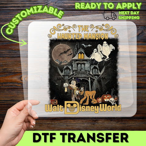 Cute Halloween Cat Iron-On Ready To Press DTF Transfer for Kids T-Shirt - Adorable Cat Design for Spooky Fun