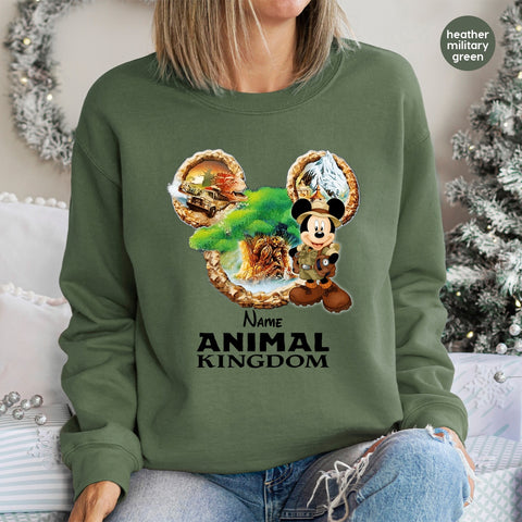 Safari Adventure Animal Kingdom DTF Transfer, Ready To Press T-shirt Design for Family & Kids Theme Park Outing
