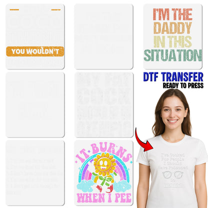 Funny Weather Forecast DTF Transfer for Adult Humor Shirts & Hoodies - Ready To Press Iron-On for Couples & Group Gatherings