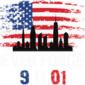 Never Forget 9.11.01 Shirt, 9-11 Anniversary T-Shirt, Twin Towers Tee, Patriotic Family T Shirt, September 11 2001 Tshirt, 9/11 Memorial