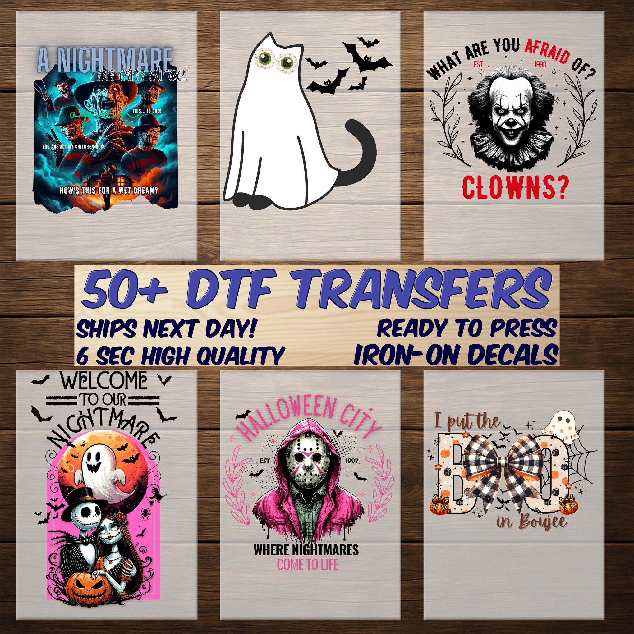Elegant Gothic Chic Halloween Wreath DTF Transfer for Stylish Women Shirt or Home Decor