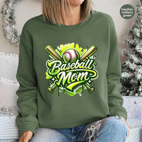 Baseball Mom DTF Transfer Shirt Design | Ready To Press Sporty Graffiti Baseball Apparel for Enthusiasts & Families