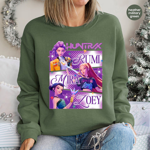 Vibrant Fantasy Anime Adventure DTF Transfer for Young Adult Apparel & Themed Group Celebrations - Ready To Press Iron-On