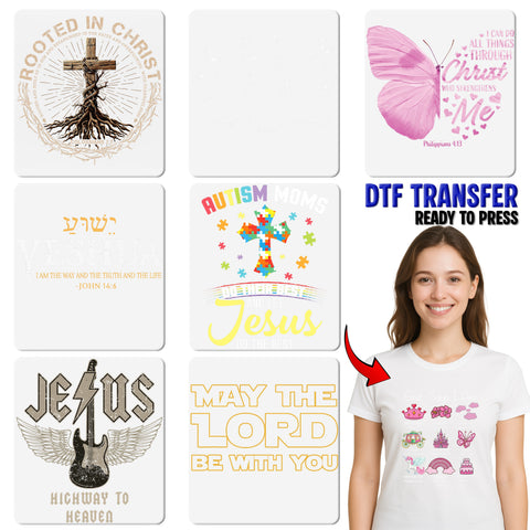 Inspirational Christian Lion DTF Transfer Ready To Press - Isaiah 41:10 Religious Art for Church Apparel & Faith-Based Gifts