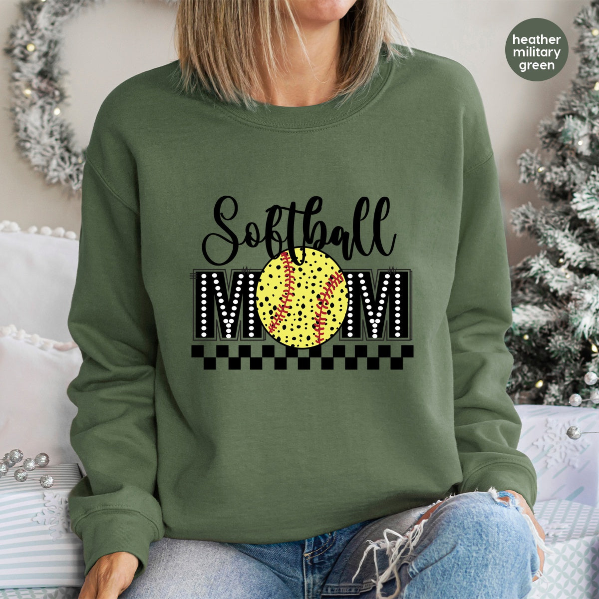 Softball Mom Bold & Sporty Ready To Press DTF Transfer for Mother's Day Apparel & Gifts