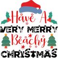 Christmas Santa Hat Beach Lover Shirt, Christmas Beach Family Matching Tee, Family Christmas Beachy Shirts, Tropical Christmas Holiday Tee
