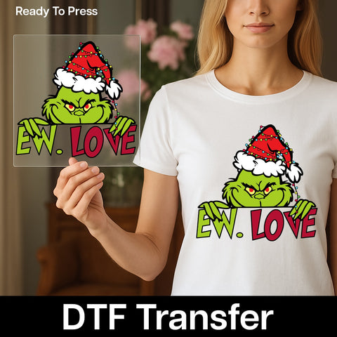 Grumpy Christmas Humor DTF Transfer Ready To Press Iron-On for Funny Holiday Shirts Apparel for Sarcastic Festivities