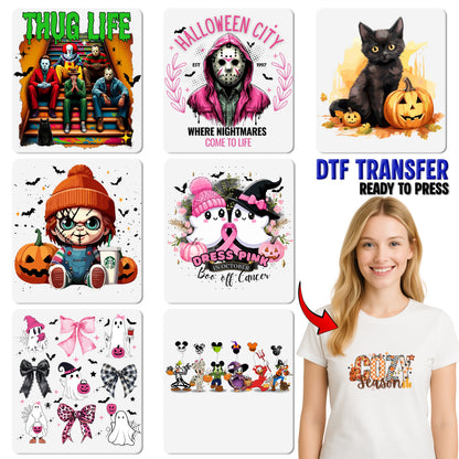 Skeletal Hand Peace Sign Halloween DTF Transfer Ready to Press for Edgy Gothic Shirt or Sweatshirt Alternative Apparel