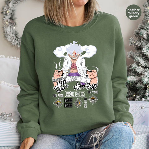 Anime Manga Character DTF Transfer for Cosplay Ready to Press T-Shirt One Piece Fans Anime Apparel