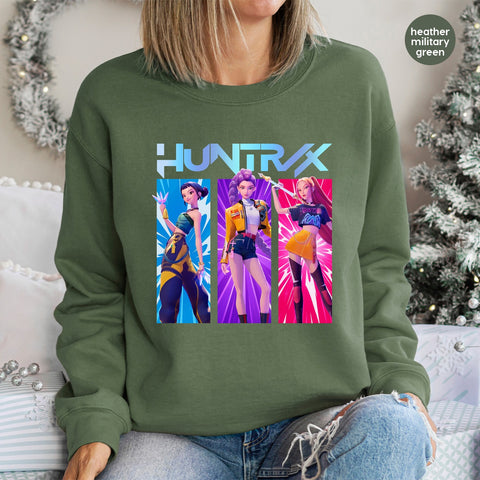 Futuristic Gaming Characters Ready To Press DTF Transfer for Teens & Young Adults Apparel