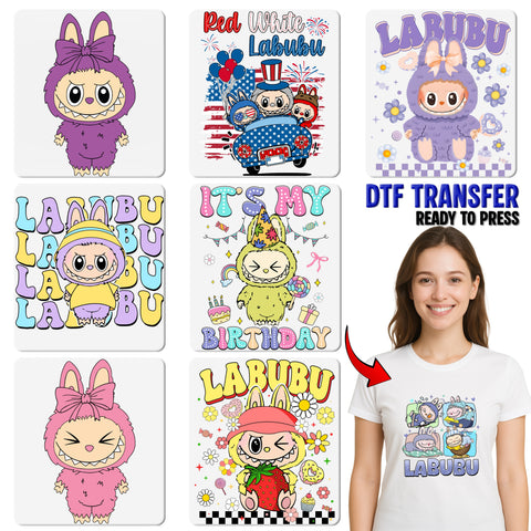 Cute Watermelon Character DTF Transfer, Halloween Party Shirt, Ready To Press Iron-On for Family Reunion, Group Celebration Apparel