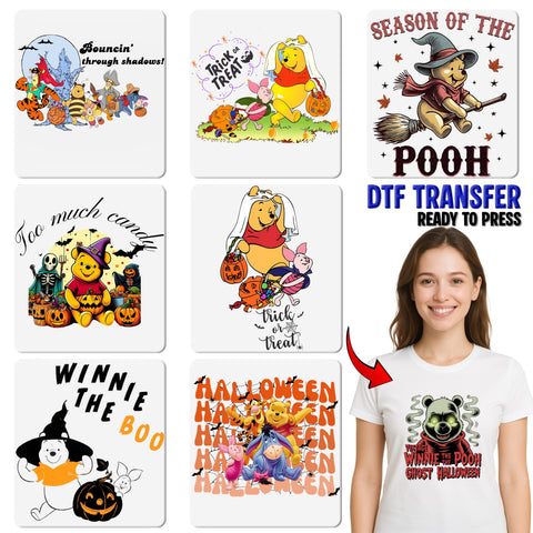 Cute Halloween Humor Witch Hat DTF Transfer for Family & Friends, Playful Boo Iron-On for Shirts & Apparel