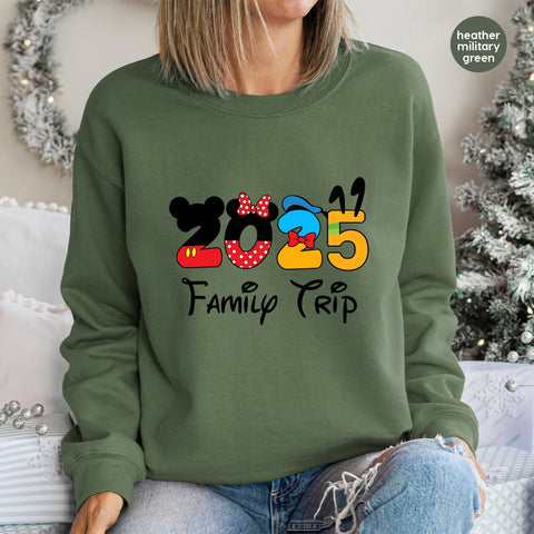 Magical 2025 Disney-Inspired DTF Transfer: Ready To Press Fun Family Disney Trip Shirt Design