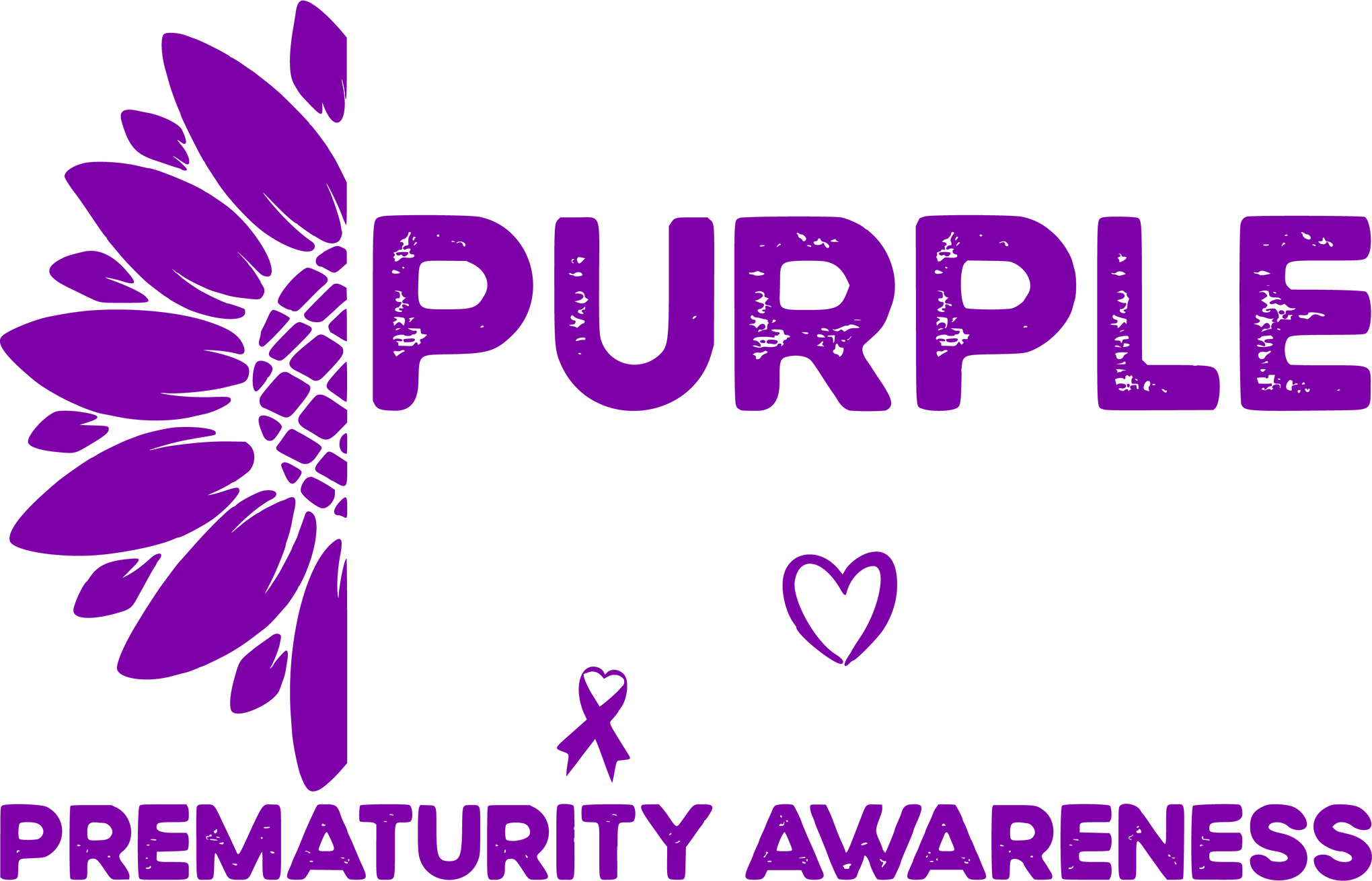 Prematurity Awareness Shirt, Prematurity Support Gifts, Premature Warrior Gift, Purple Ribbon Tshirt, Sunflower T-Shirt, Gift for Mom