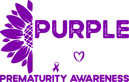 Prematurity Awareness Shirt, Prematurity Support Gifts, Premature Warrior Gift, Purple Ribbon Tshirt, Sunflower T-Shirt, Gift for Mom
