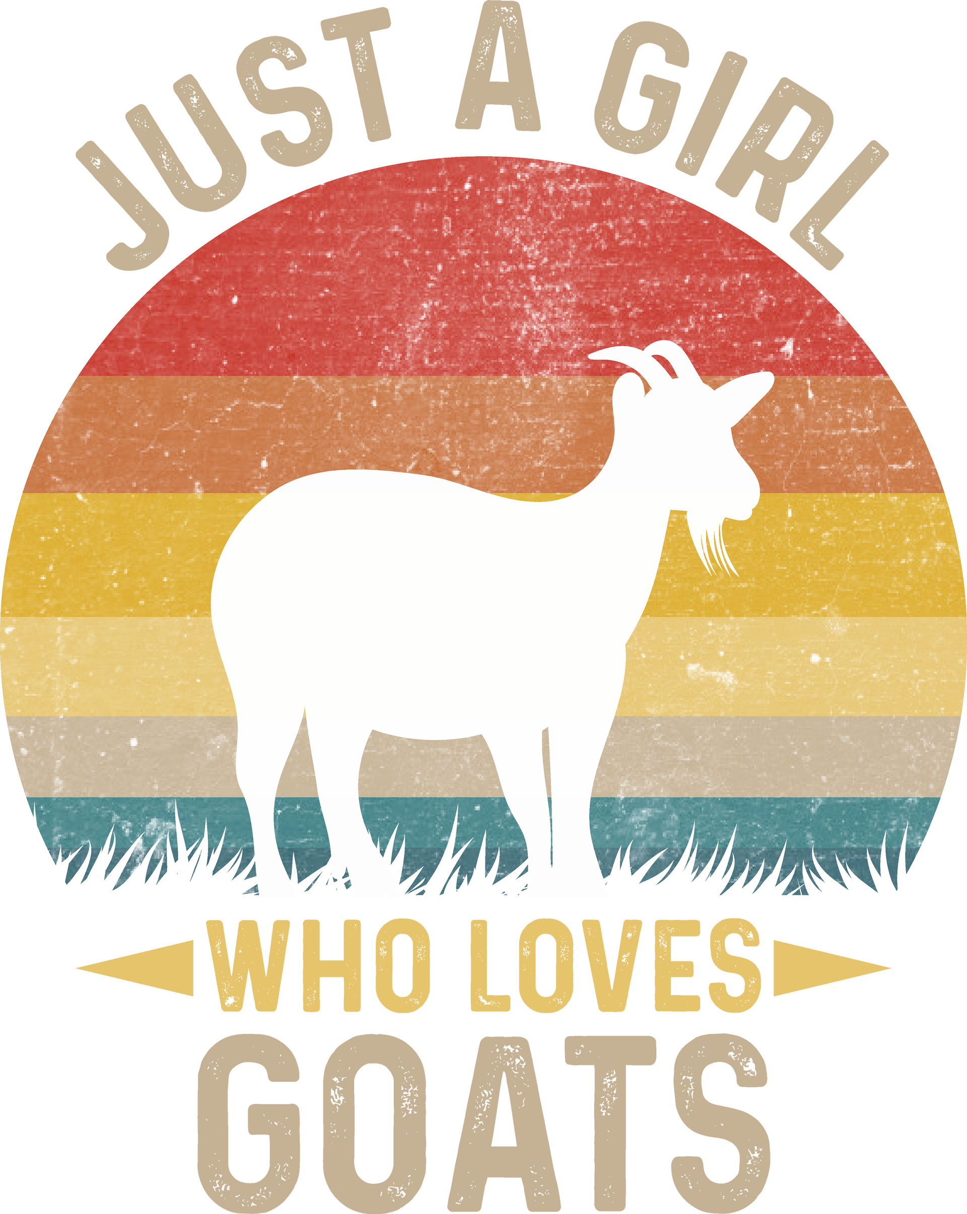 Just a Girl Who Loves Goats Shirt, Animal Lovers T-Shirt,Goat Gal Tee,Retro Animal T Shirt,Summer Girl Gift,Zoo Animal Gift,Kids Goat Tshirt