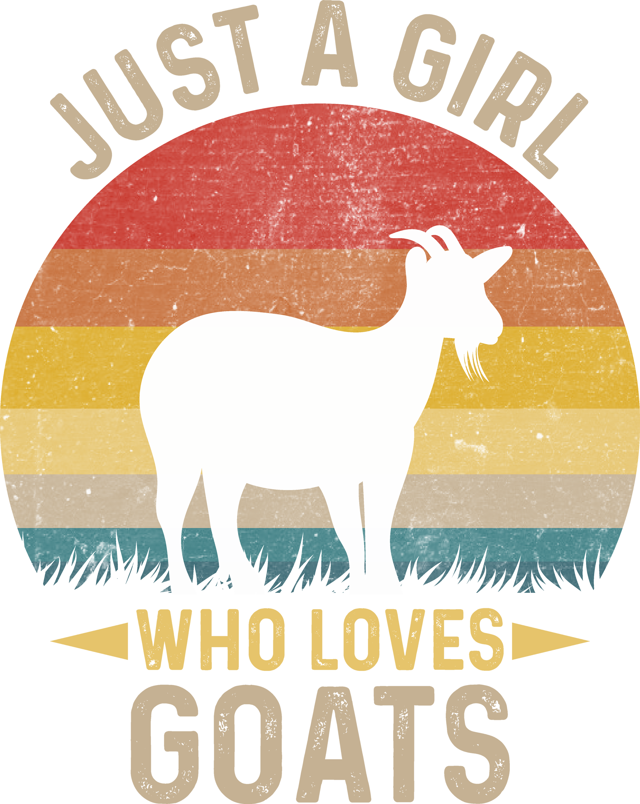 Just a Girl Who Loves Goats Shirt, Animal Lovers T-Shirt,Goat Gal Tee,Retro Animal T Shirt,Summer Girl Gift,Zoo Animal Gift,Kids Goat Tshirt