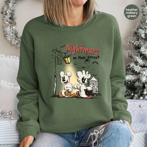 Spooky Cute Halloween Cartoon Retro DTF Transfer for Halloween Enthusiasts Apparel & Shirts