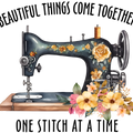 Sewing Lover Shirt, Sewing Machine Tee, Sewing Tshirt, Funny Sewing Shirts, Sewing Machine Floral Shirt, Dress Sewing Pattern Flower Tee